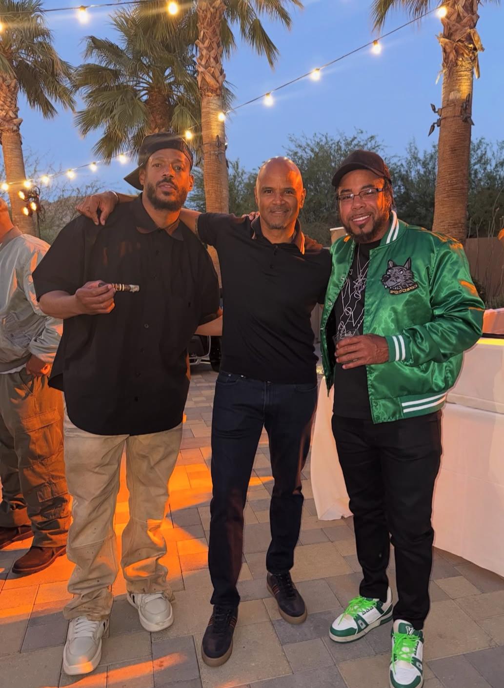 Ed Hills at Anthony Anderson Annual Golf Tournament